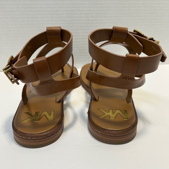 Michael Kors Pearson Thong Gladiator Sandals Size 6.5 With Box - Picture 5 of 9